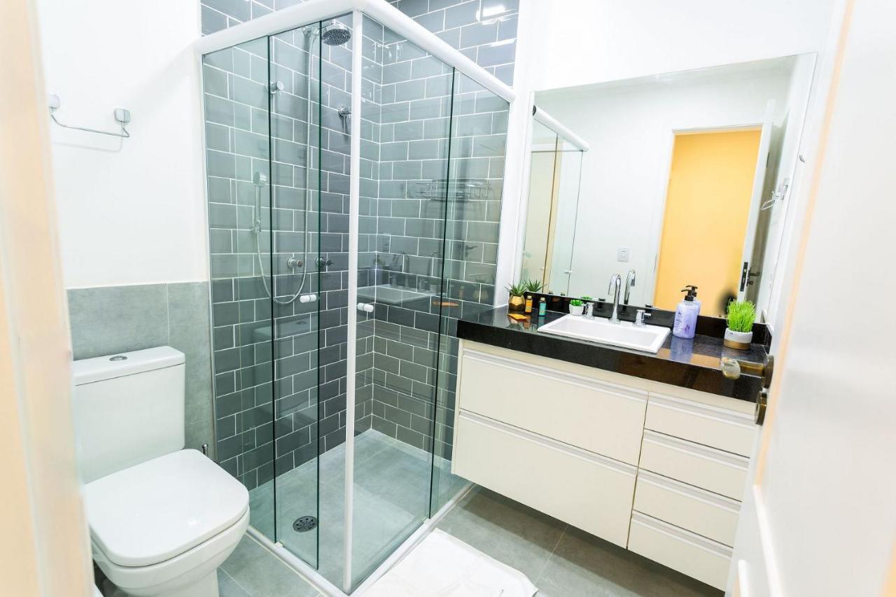 Loft Design, Amplo, Modern Com Ar Condicionado Em Alto De Pinheiros Apartment Сао Паоло Екстериор снимка